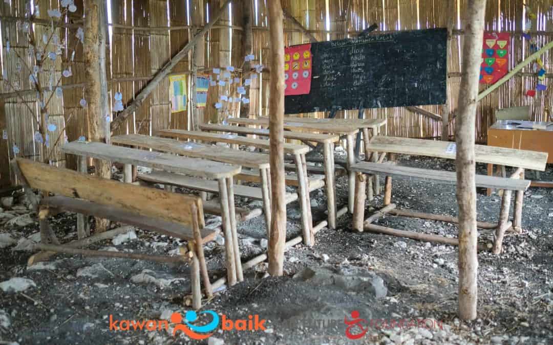 School before its destruction