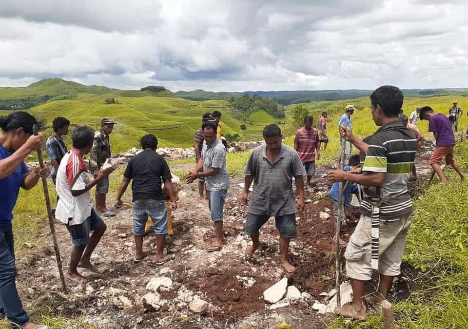 The People of Gotong Royong Flatten the Land